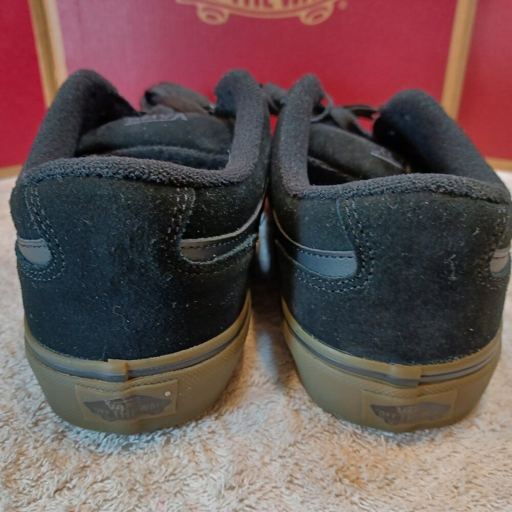 Vans Men's 9.5/Women's 11 Bearcat Black/Dark Gum VN000DT239L New - Picture 10 of 12